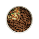 On days 1-2, feed Nom Nom as 25% of your dog’s meal.