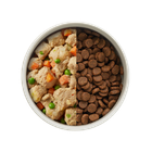 On days 3-4, feed Nom Nom as 50% of your dog’s meal.