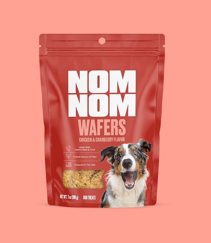 A pack of Chicken & Cranberry Flavor Wafers