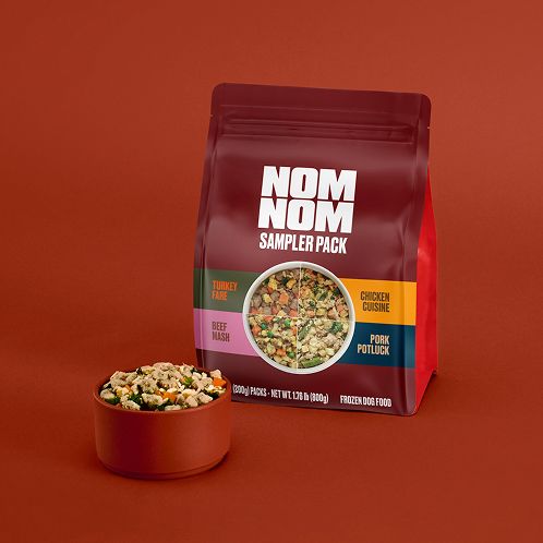 Promotional Image of a Nom Nom Sampler Pack
