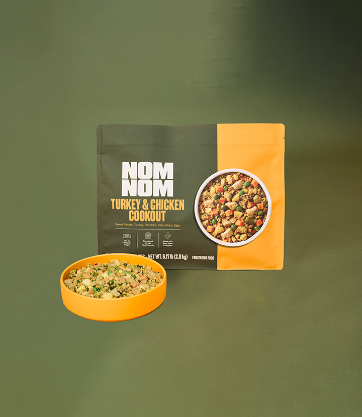 Turkey & Chicken Cookout Dog Food | Nom Nom